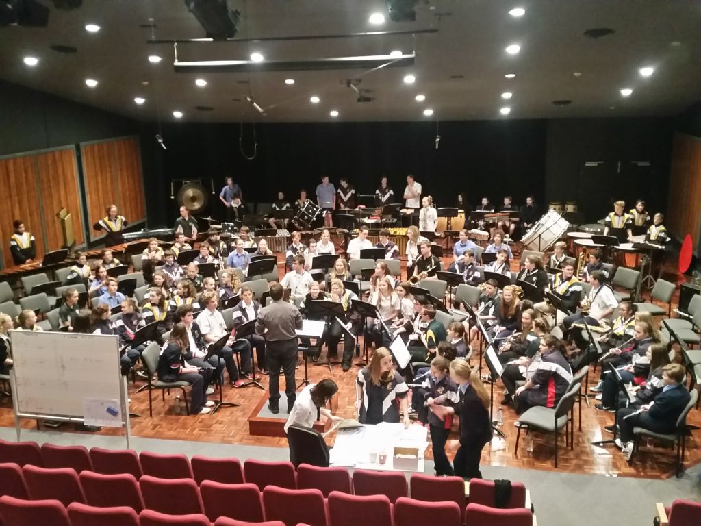 rehearsing with EH