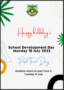 School Development Day - Pupil Free Day